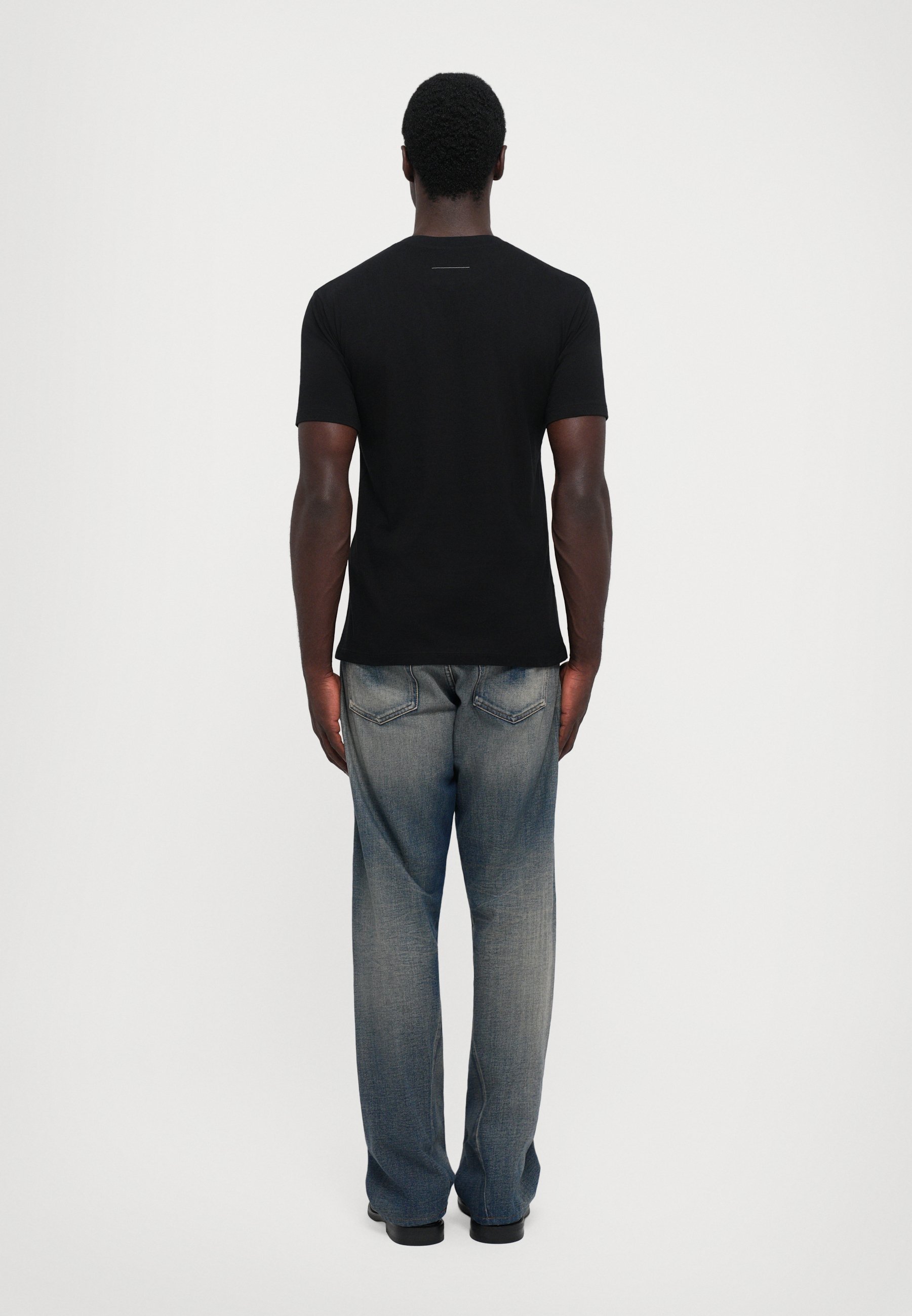 MM6 Maison Margiela T-shirt met print - zwart