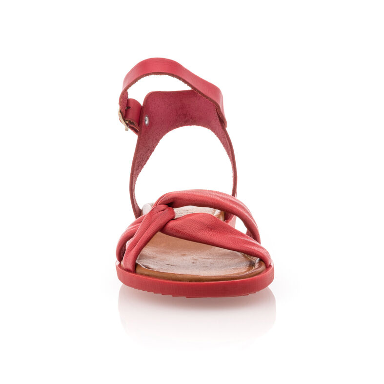 Rote Damensandalen / Zehenfreie Schuhe