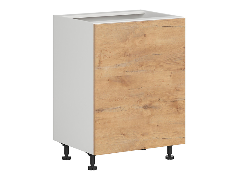 Szafka kuchenna dolna Hamper 60 cm prawa dąb lancelot