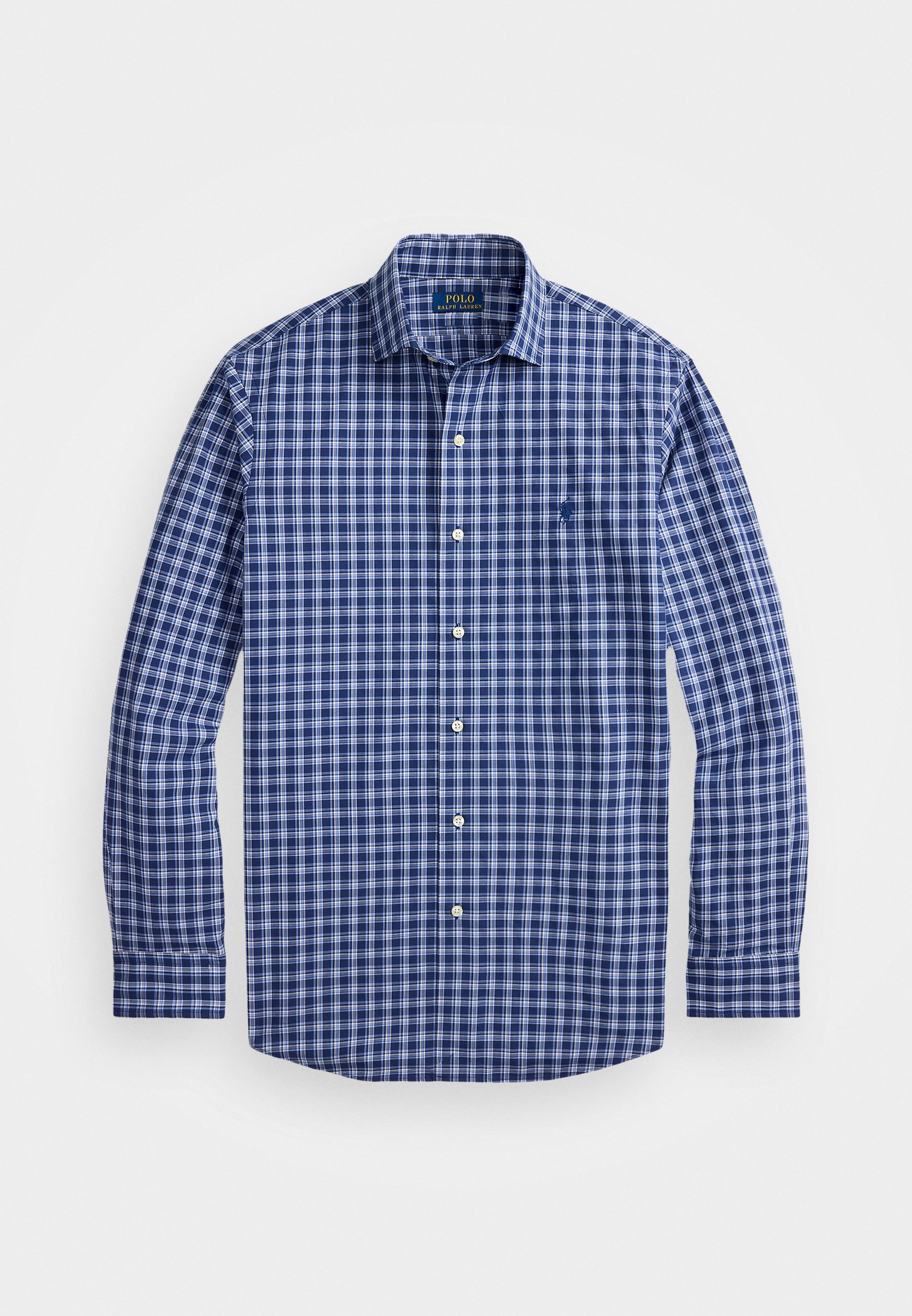 Polo Ralph Lauren CUSTOM FIT PLAID STRETCH POPLIN SHIRT - Shirt - navy multi