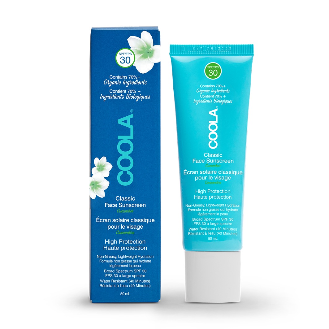 Coola Lotion Solaire Visage SPF30 au Concombre