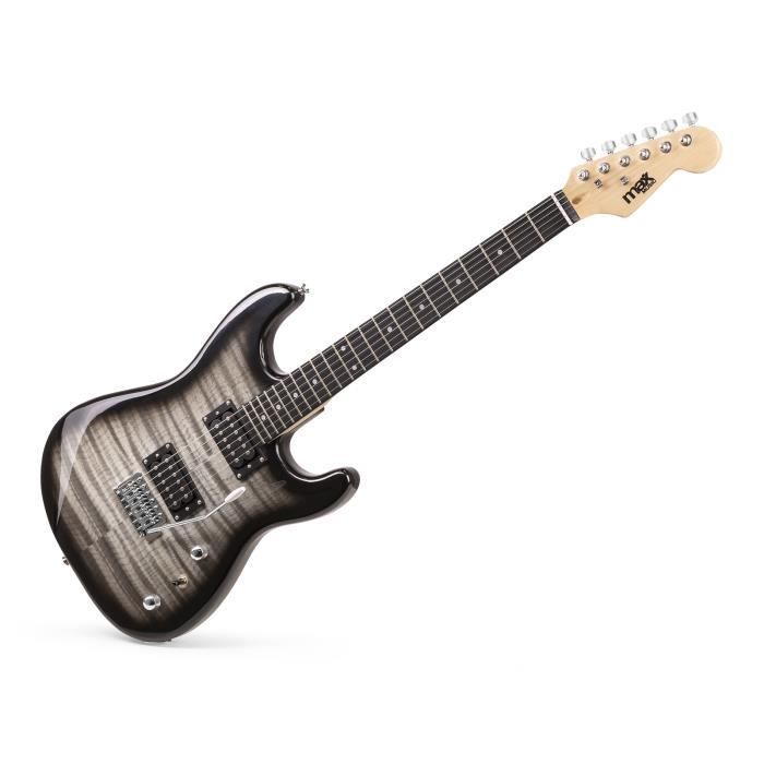 Elektrische gitaarpakket - MAX - Superstrat - 40W versterker - Complete accessoires - Beginners