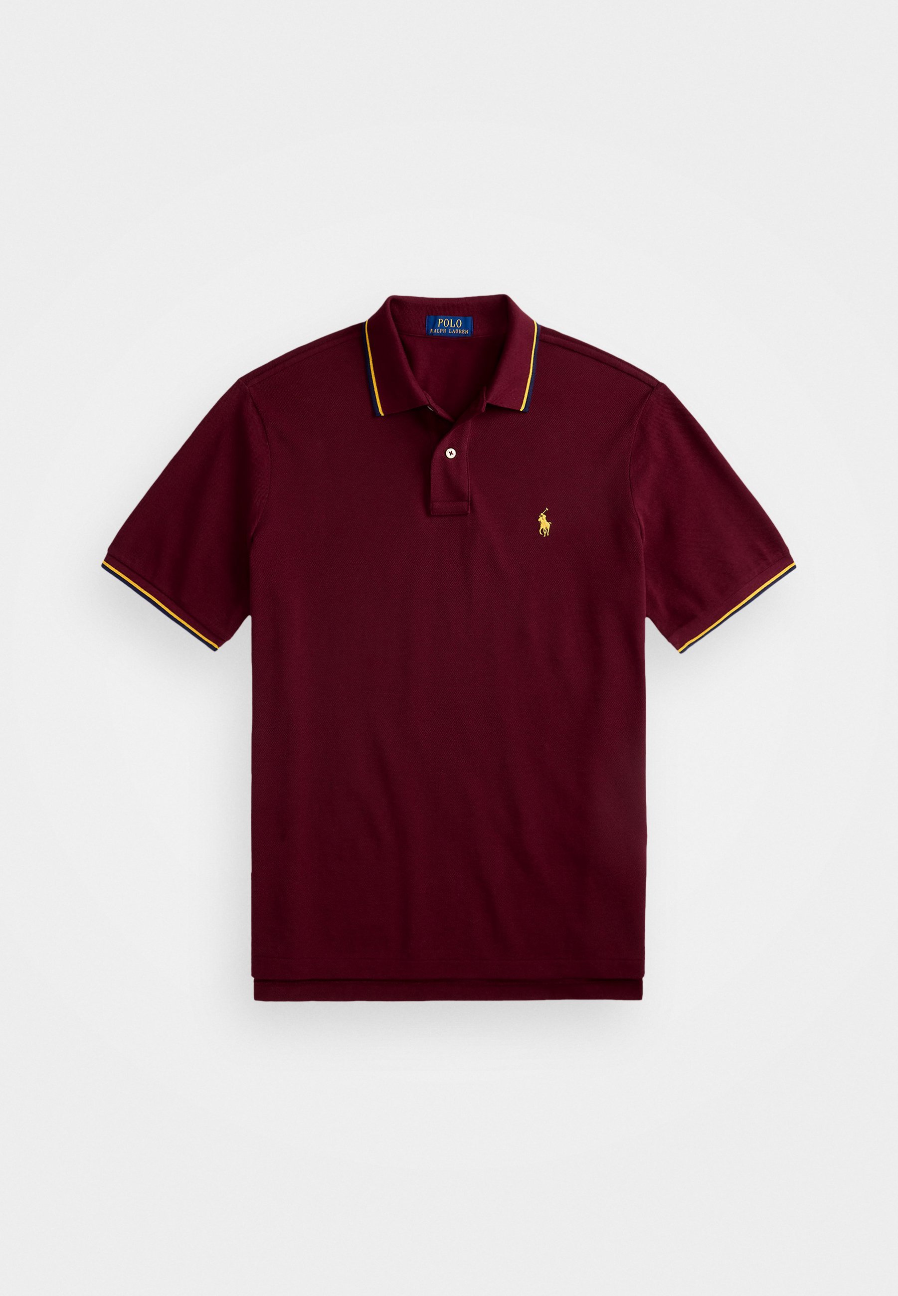 Polo Ralph Lauren CUSTOM SLIM FIT MESH POLOSHIRT - Poloshirt - klassiek wijnrood