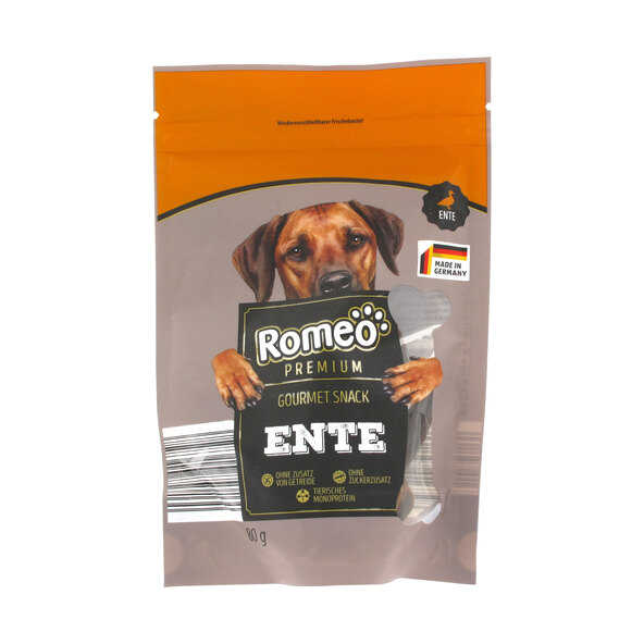 Premium Gourmet Hunde-Snack-Mix, 12 x 80 g (4 x Skal, 4 x Ente, 4 x Huhn)