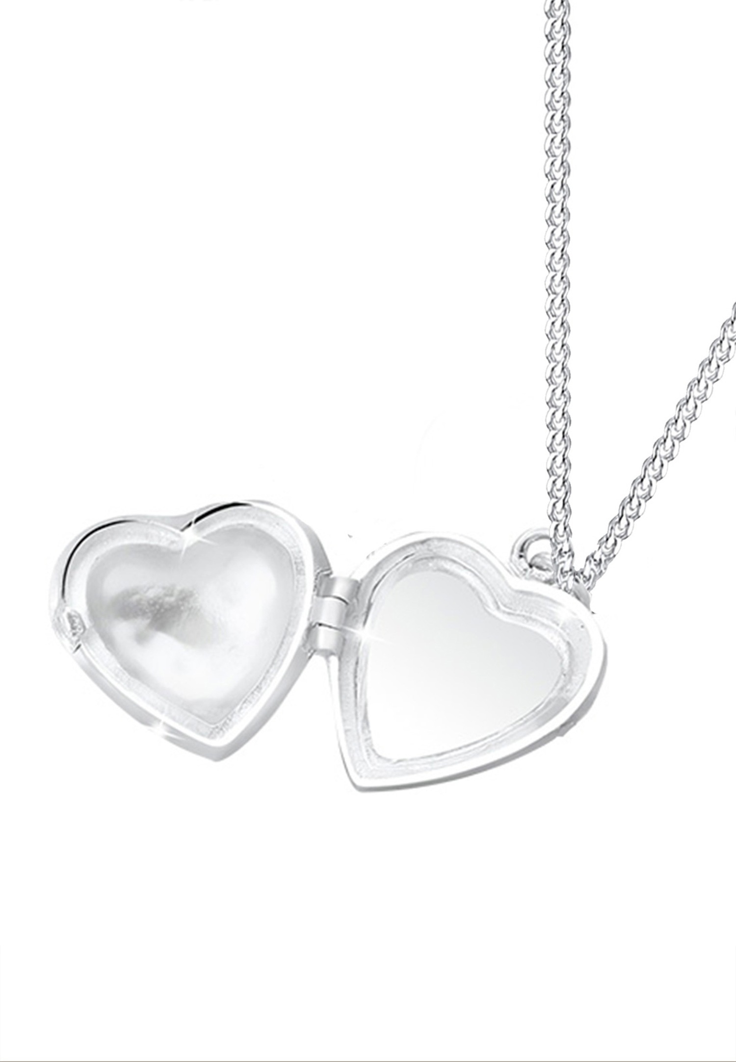 Elli Femme Médaillon Coeur Ornement de Pendentif Ludique en Argent Sterling 925