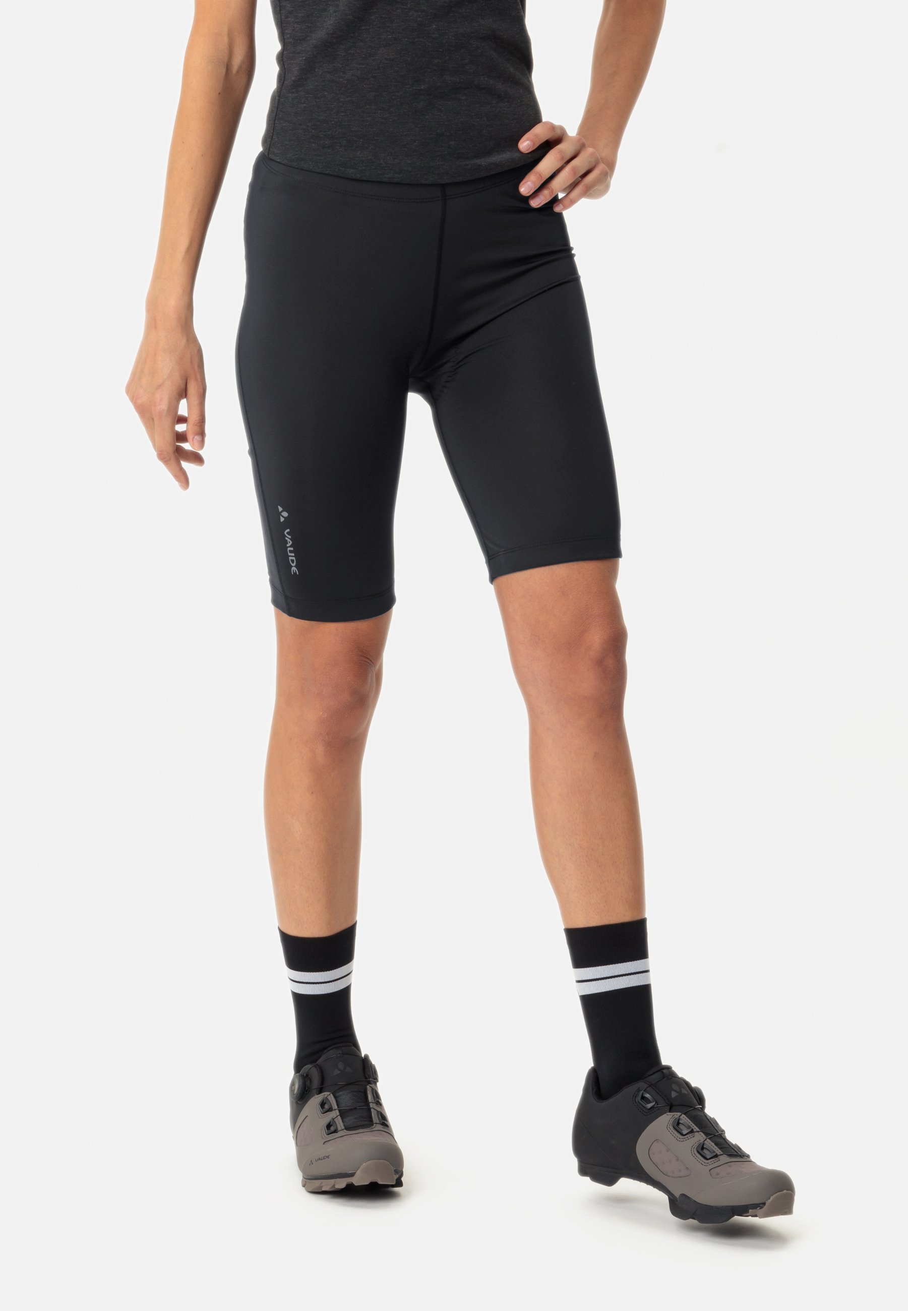Pantaloncini con pettorina Vaude - neri