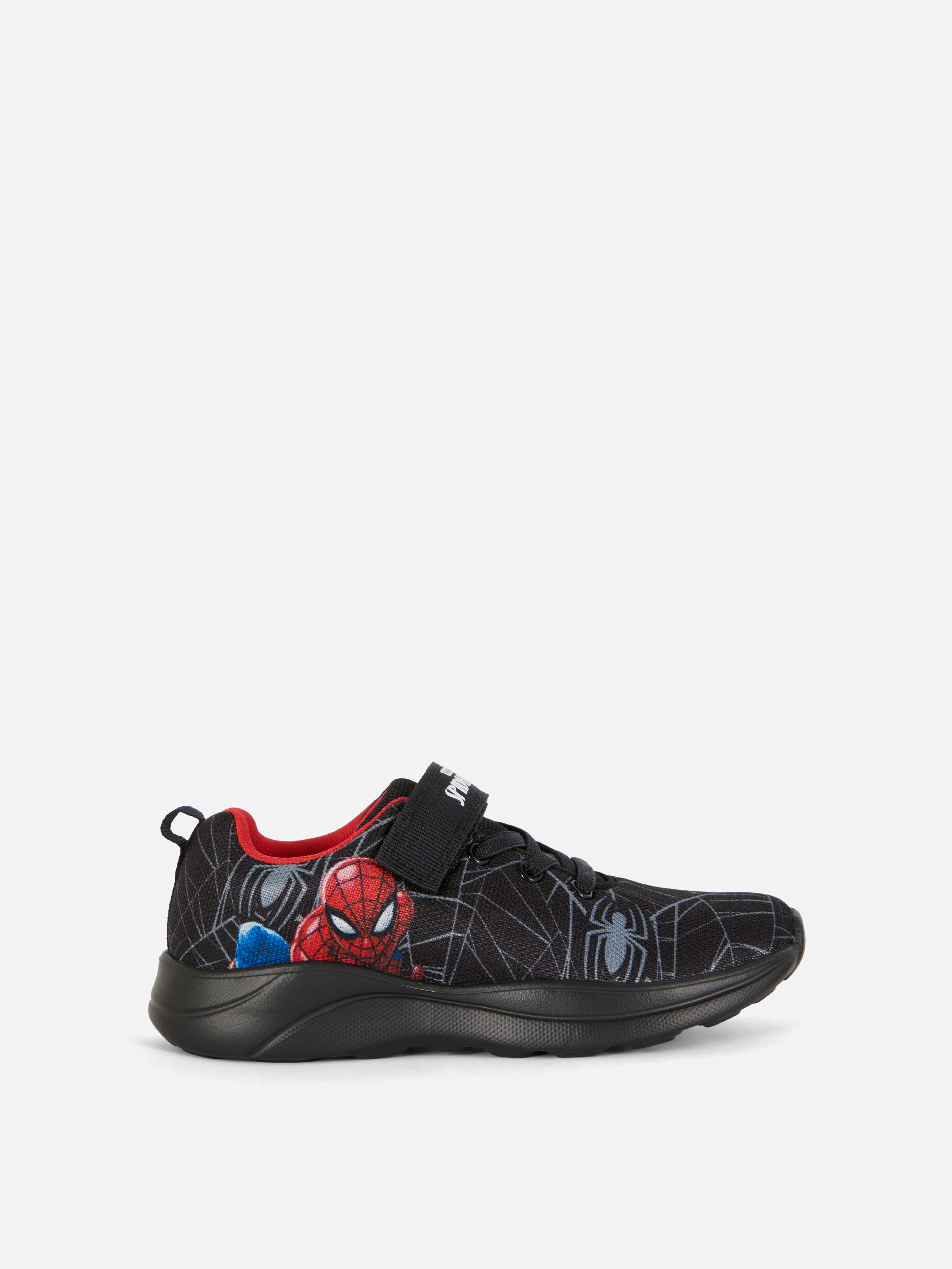 Teniși cu talpă joasă în stilul lui Spider-Man de la Marvel. Acești pantofi sport Spider-Man cu pânză de păianjen sunt incredibil de cool.