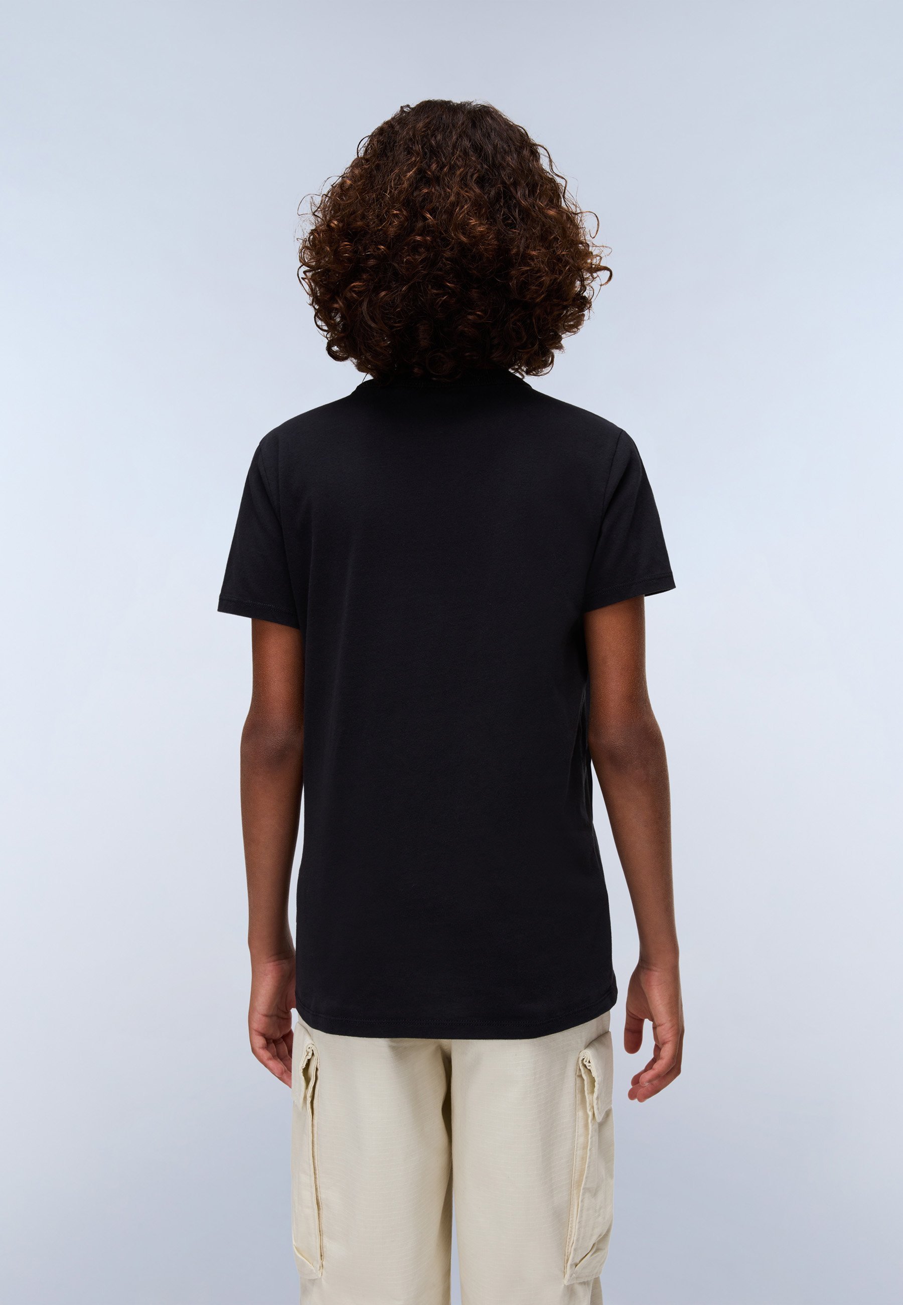 Napapijri CHAMOIS UNISEX - T-shirt imprimé - noir