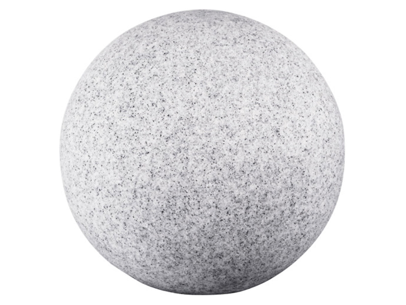 Lampa ogrodowa Kula Stono 40 cm z tworzywa sztucznego szara