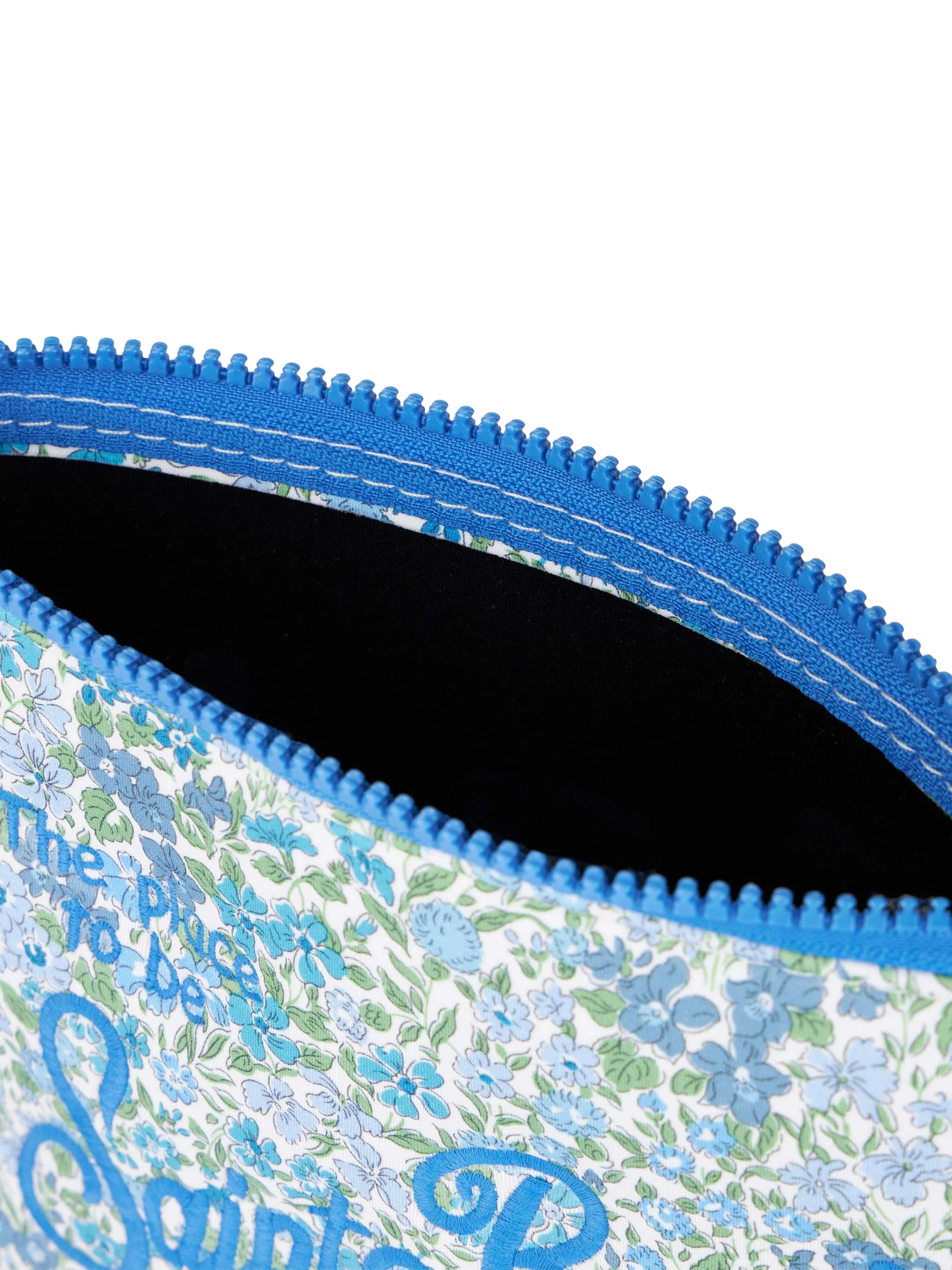 Aline scuba clutch met Joanna Luise print | Gemaakt met Liberty FA