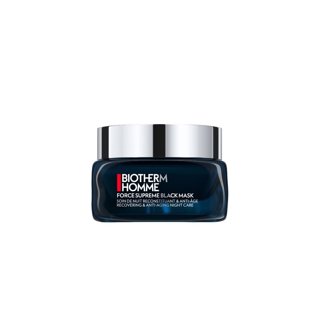 Biotherm Homme noćna krema Force Supreme Biotherm Homme noćna krema s crnom maskom - 50 ml