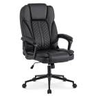 Fotel Biurowy Obrotowy Krzesło Do Biurka Ergonomiczny Czarny PHONIX
