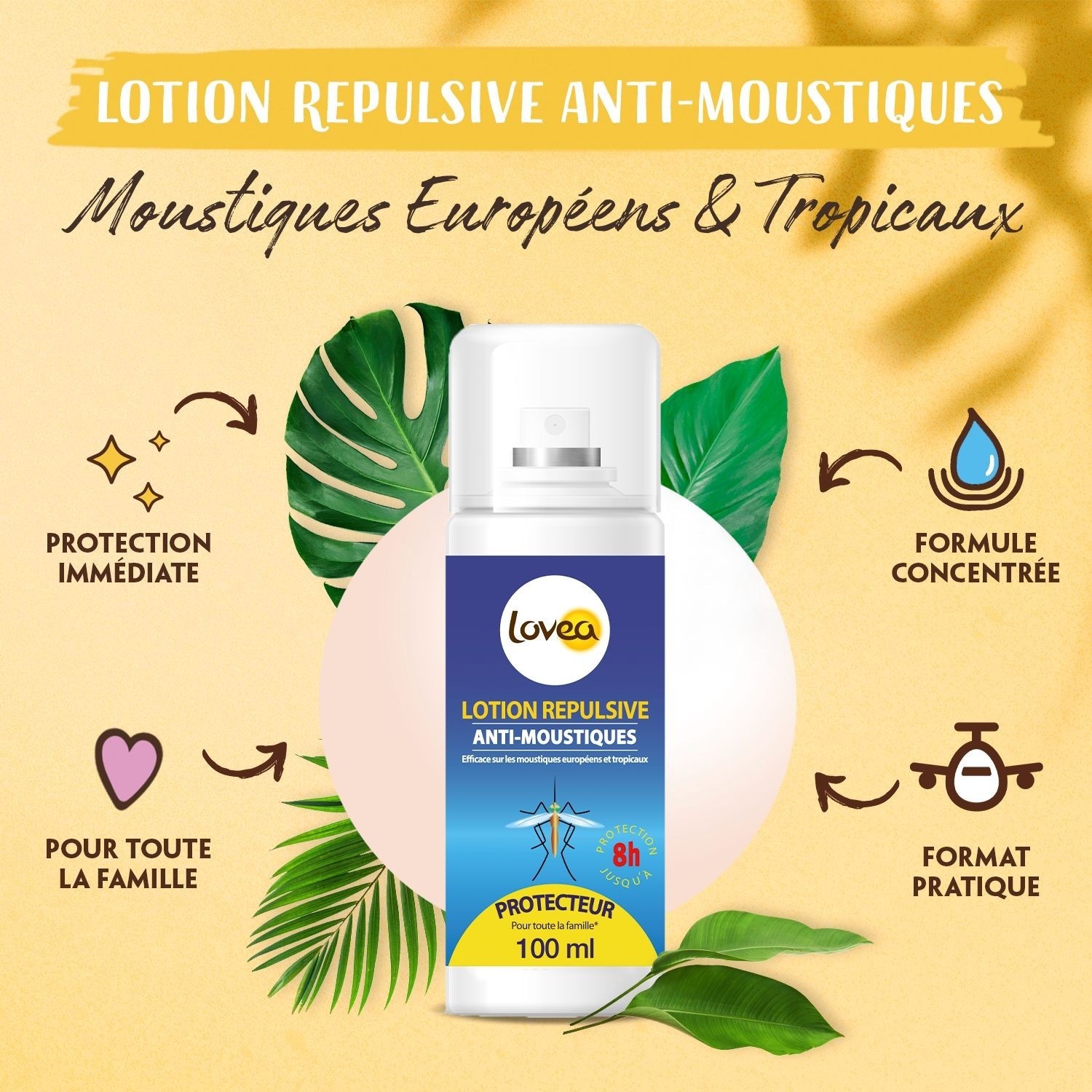 Lovea Lotion Répulsive Anti-Moustiques
