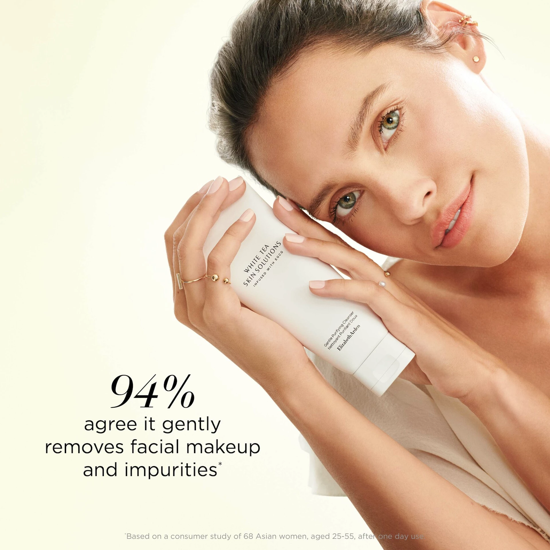 White Tea Skin Solutions gyengéd tisztító arclemosó 125 ml - Elizabeth Arden