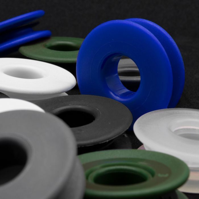 Lot de 10 oeillets à clipser pour bâche à bulles ou autres types de bâches  - Blanc - Linxor