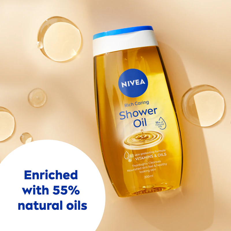 NIVEA Rich Care Výživný sprchový olej