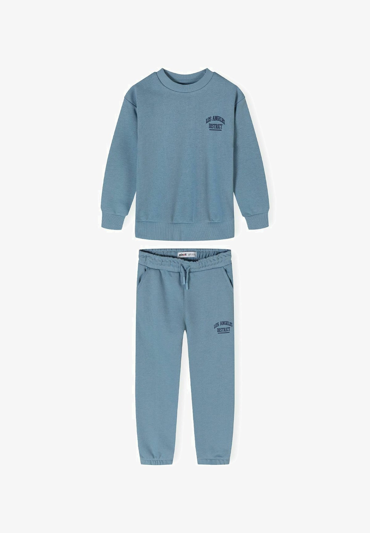 Completo MAGLIA GIROCOLLO E PANTALONI DA JOGGING MINOTI - Tuta - blu