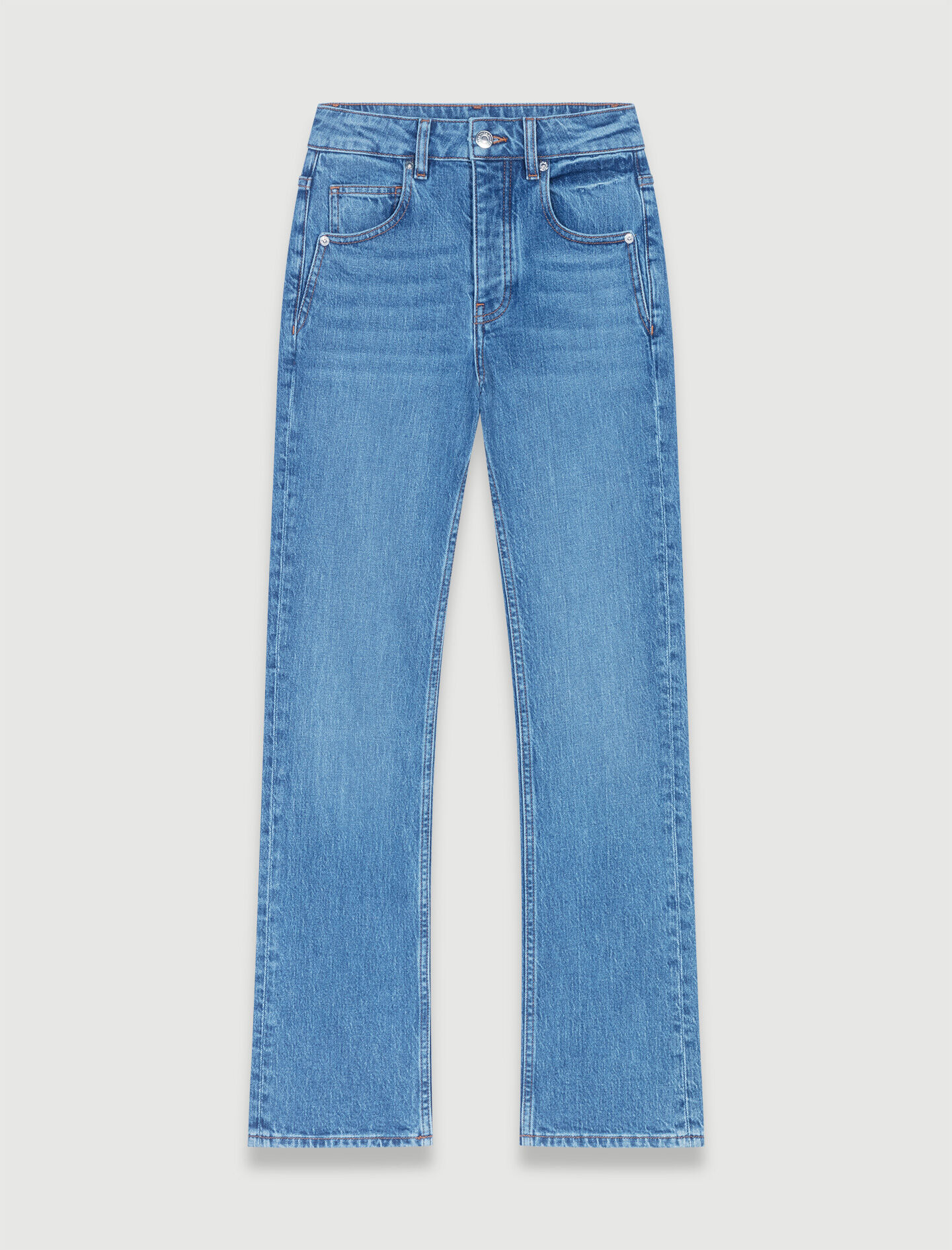 Rechte jeans - Blauw