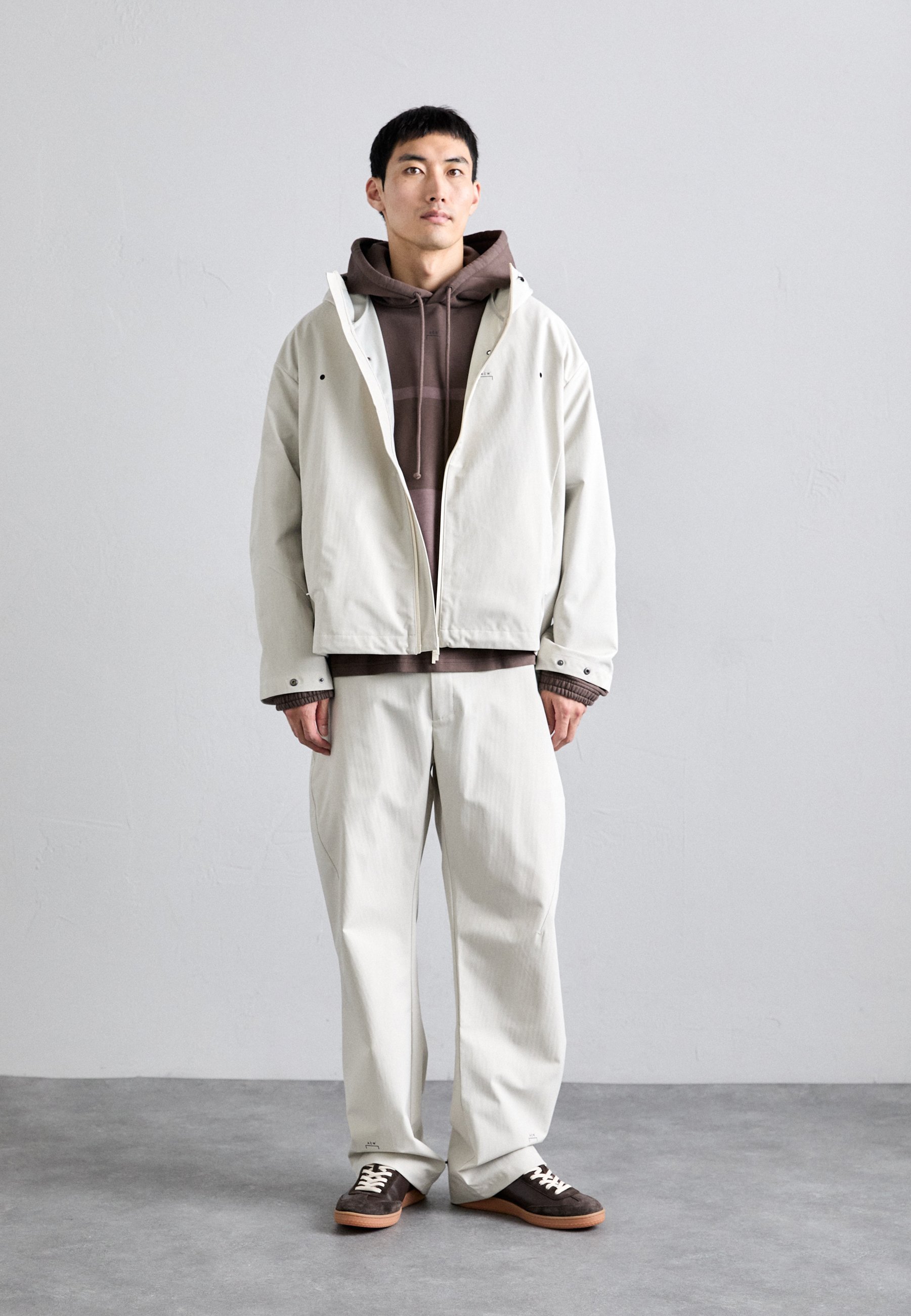 A-COLD-WALL* 3L GLYDER STORM JACKET - Giacca impermeabile - osso