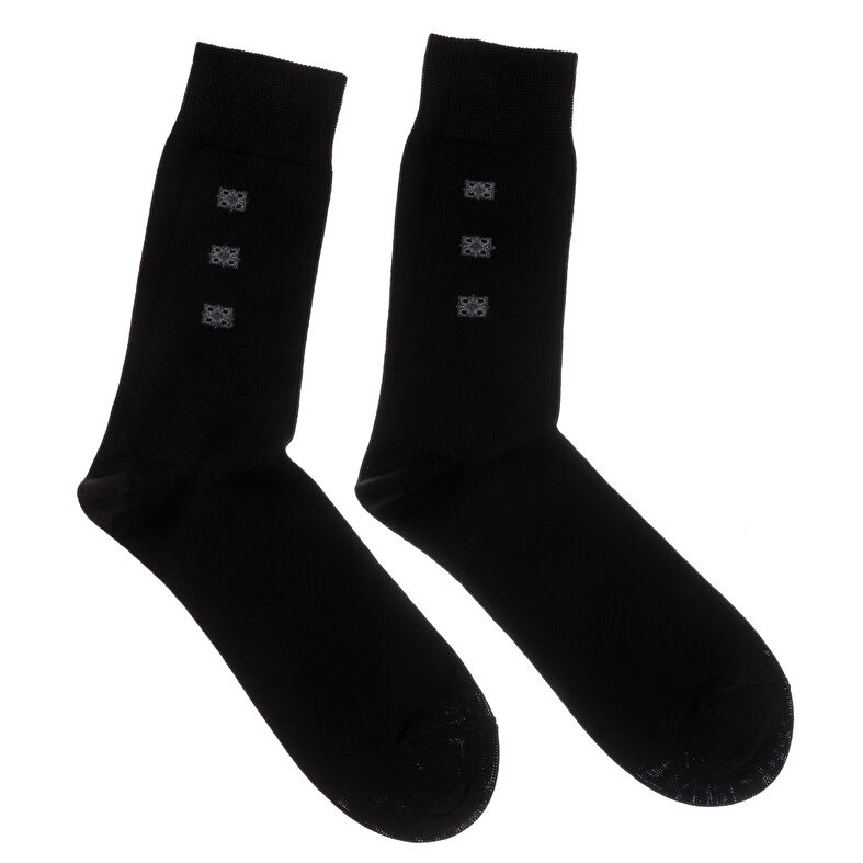 Calcetines y medias negras para hombre