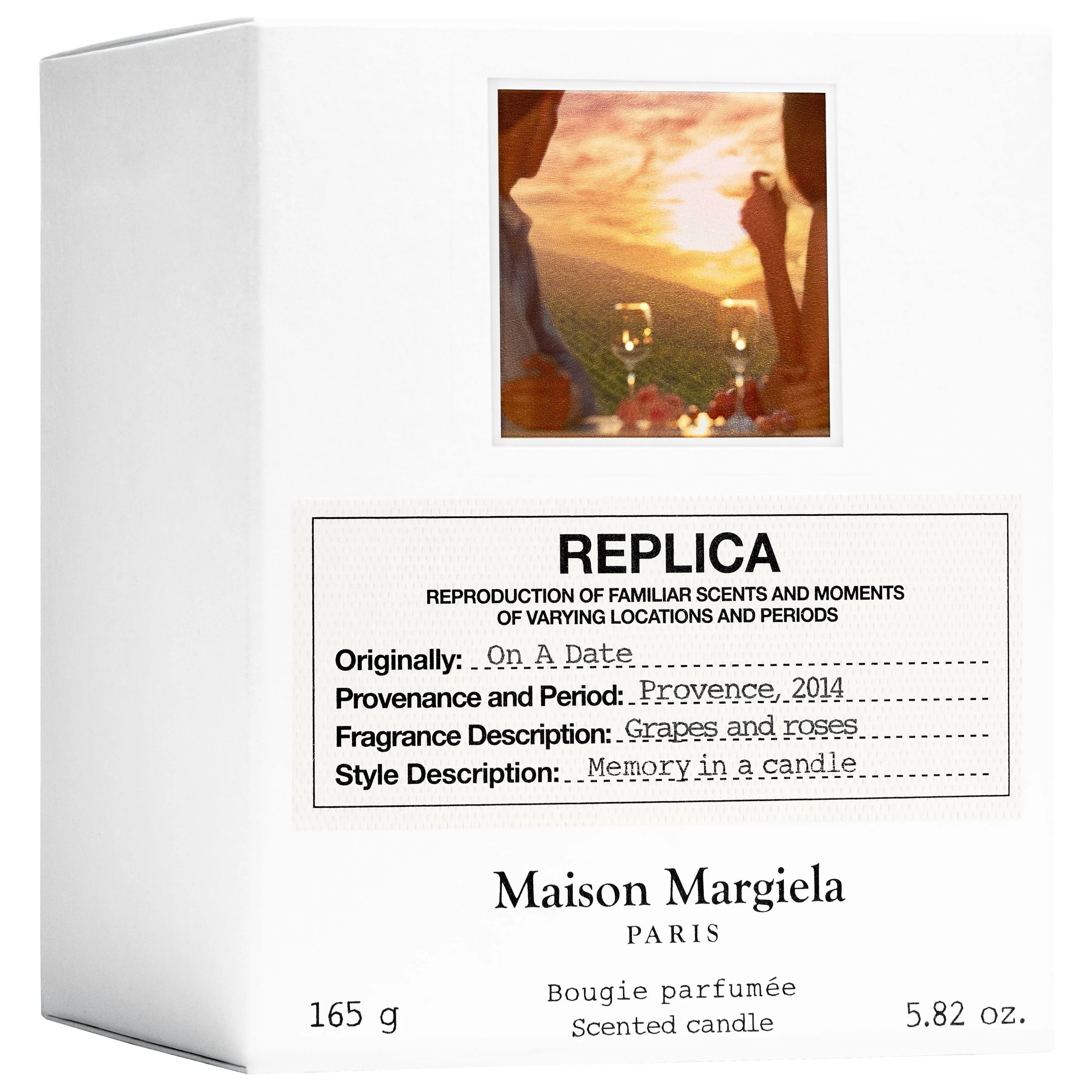Replica On A Date Candle - Candela Profumata