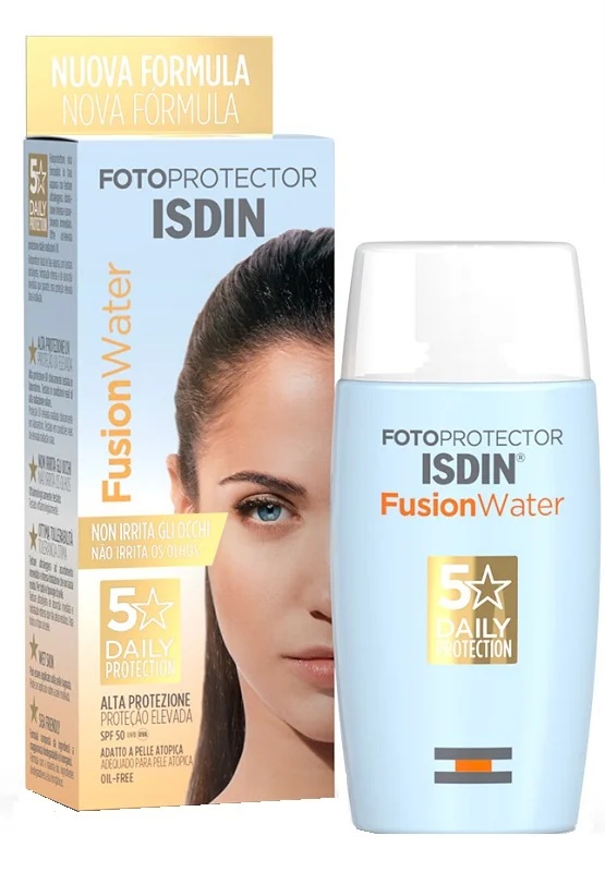 ISDIN Isdin Fotoprotector Fusion Water 50 ml Hochwirksame Sonnenschutzcreme LSF 50