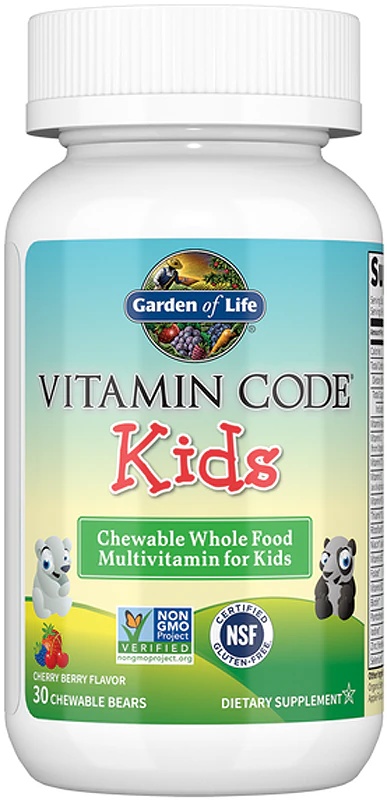 „Garden of Life“ vitaminų kodas – RAW vaikams skirtas maisto papildas, skirtas kompleksiniams multivitaminams vaikams.