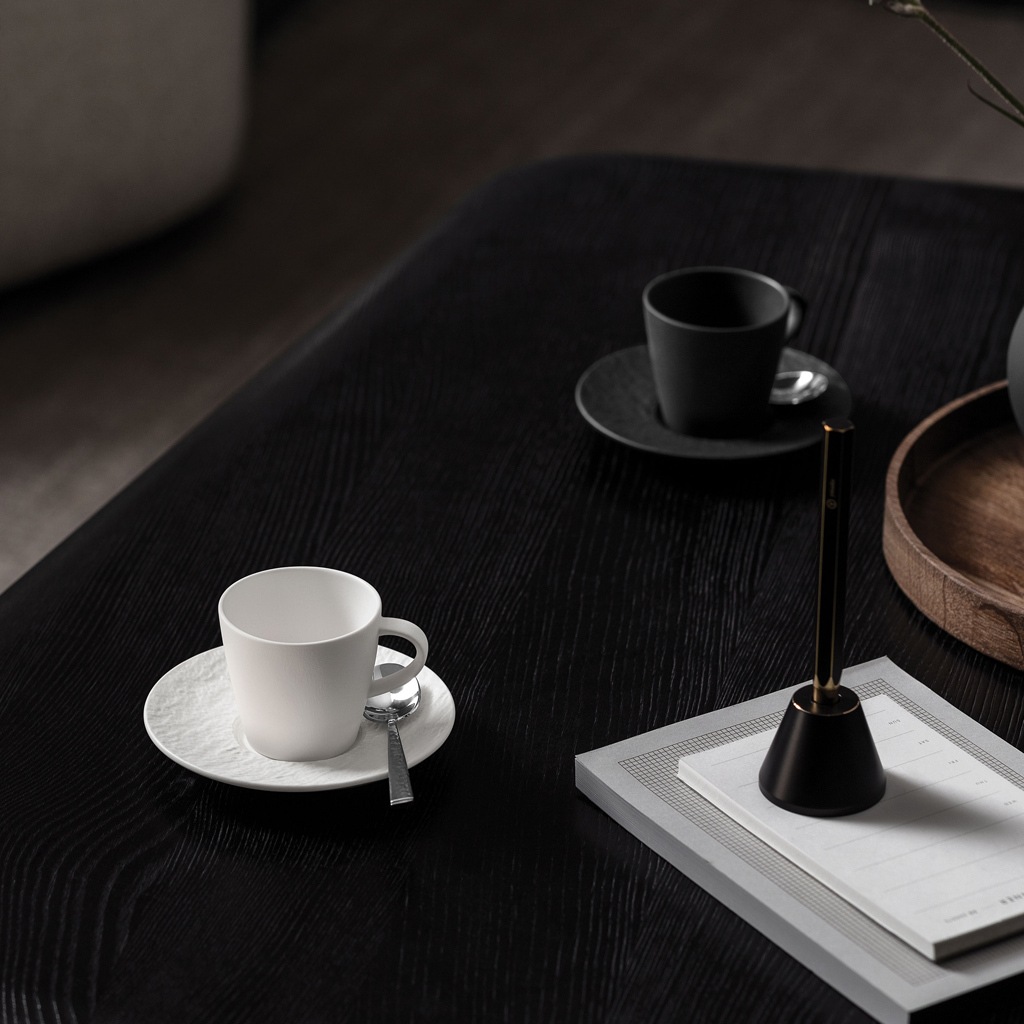 Service à expresso Villeroy & Boch, 6 pièces, tasse et soucoupe, fabricant : Rock – 1 pièce