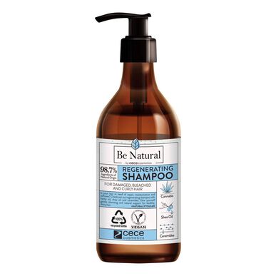 Be Natural Regenererende Sjampo for skadet hår 270 ml
