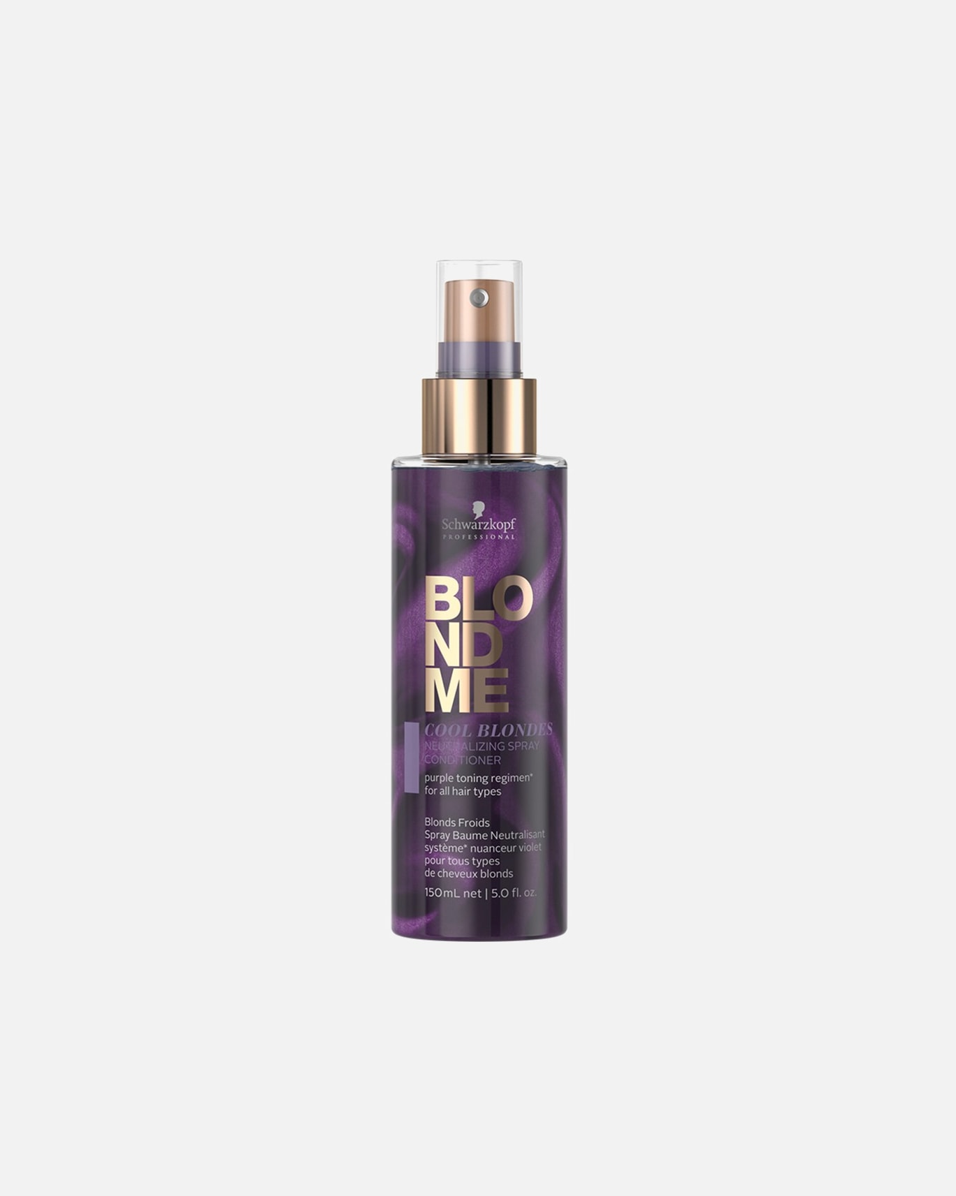 Schwarzkopf Professional Leave-in Conditioner BLONDME Cool Blondes Neutralizing Spray - 150 ml