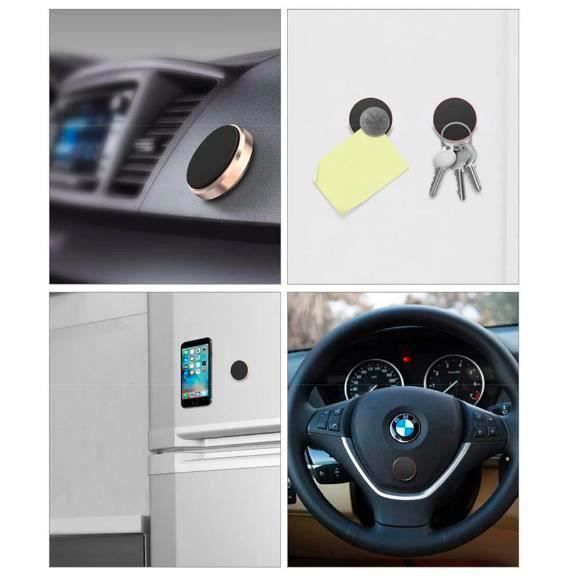 Tikawi x5 Universele magnetische autotelefoonhouder (Samsung / iPhone / enz.) dashboardhouder - Zwart draagbare houder
