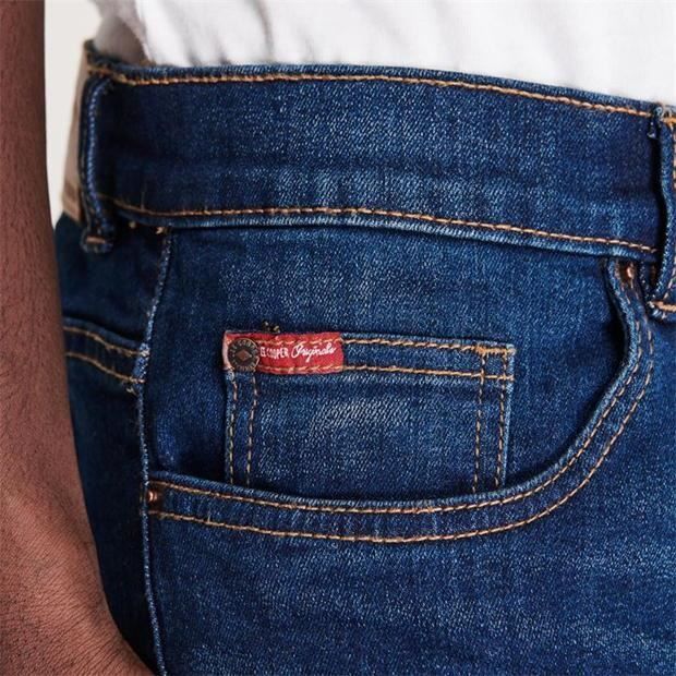 Jeans da uomo LEE COOPER a taglio dritto, lavaggio grezzo, taglie dalla 40 alla 48