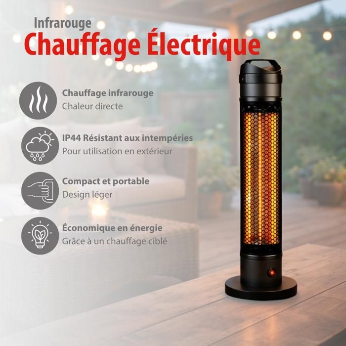 alpina Chauffage Électrique Infrarouge – Chauffage Exterieur