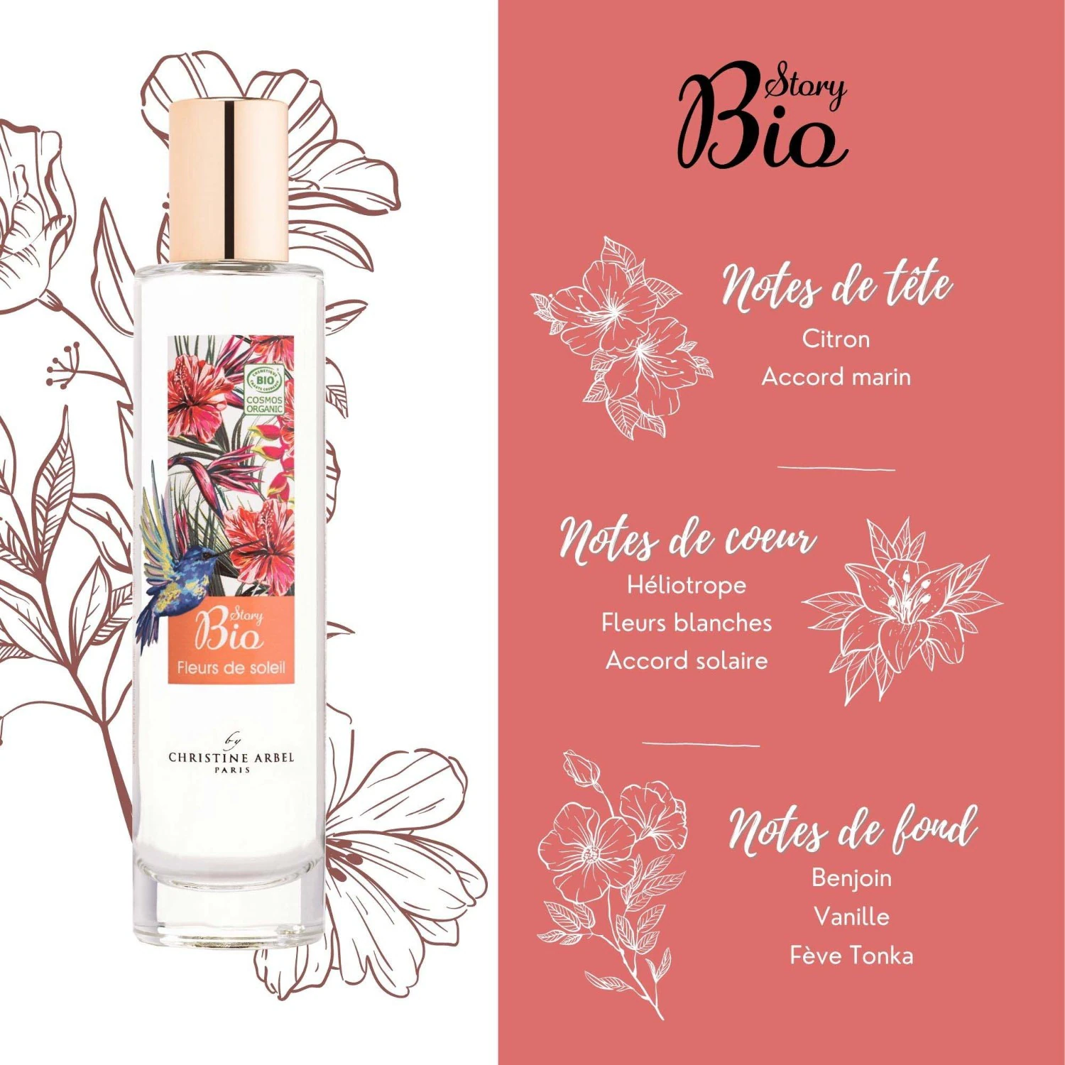 Christine Arbel STORY BIO Fleurs de soleil EDT 50 ml