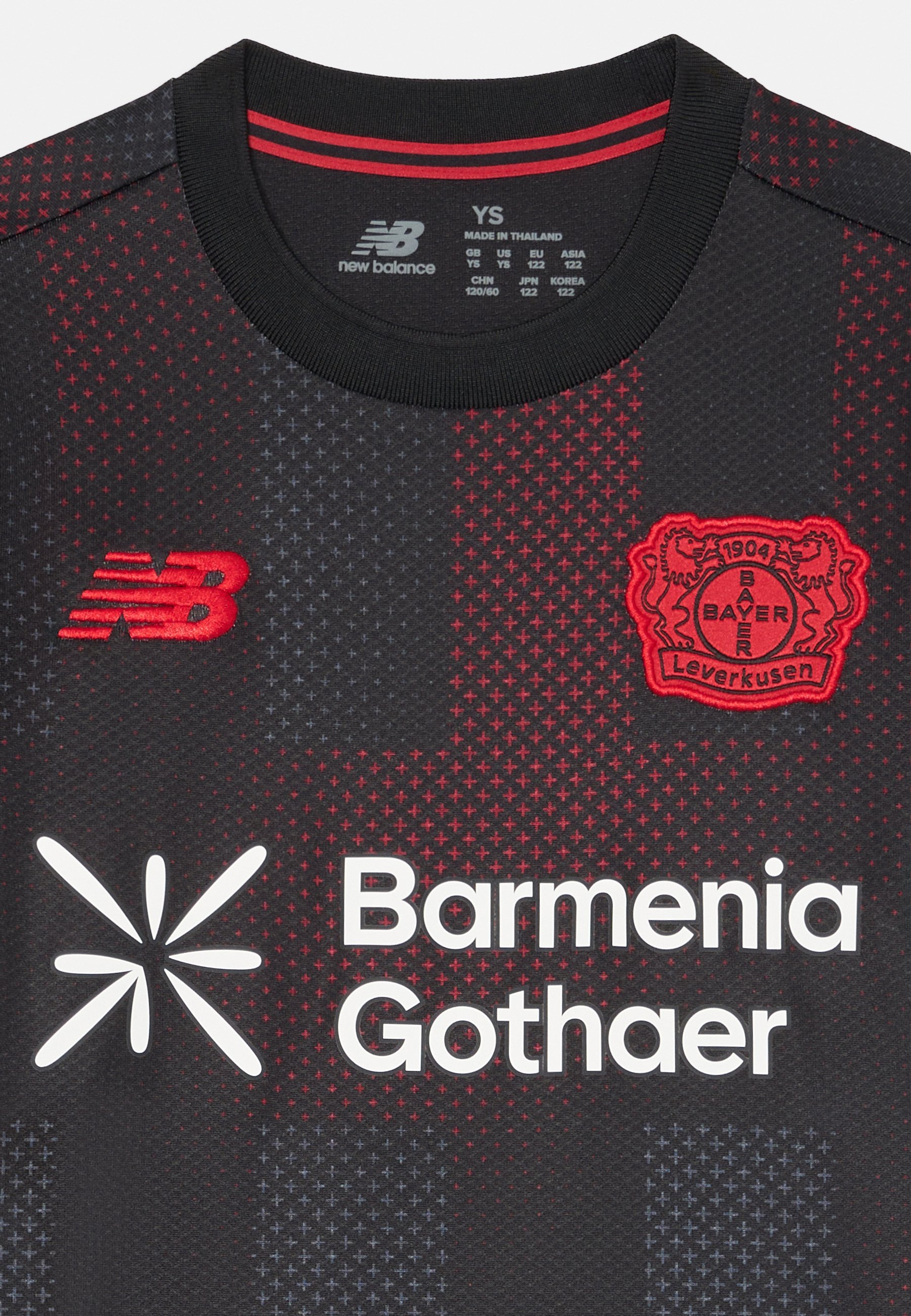 New Balance BAYER HOME YOUTH SHORT SLEEVE UNISEX - Voetbalshirt - rood