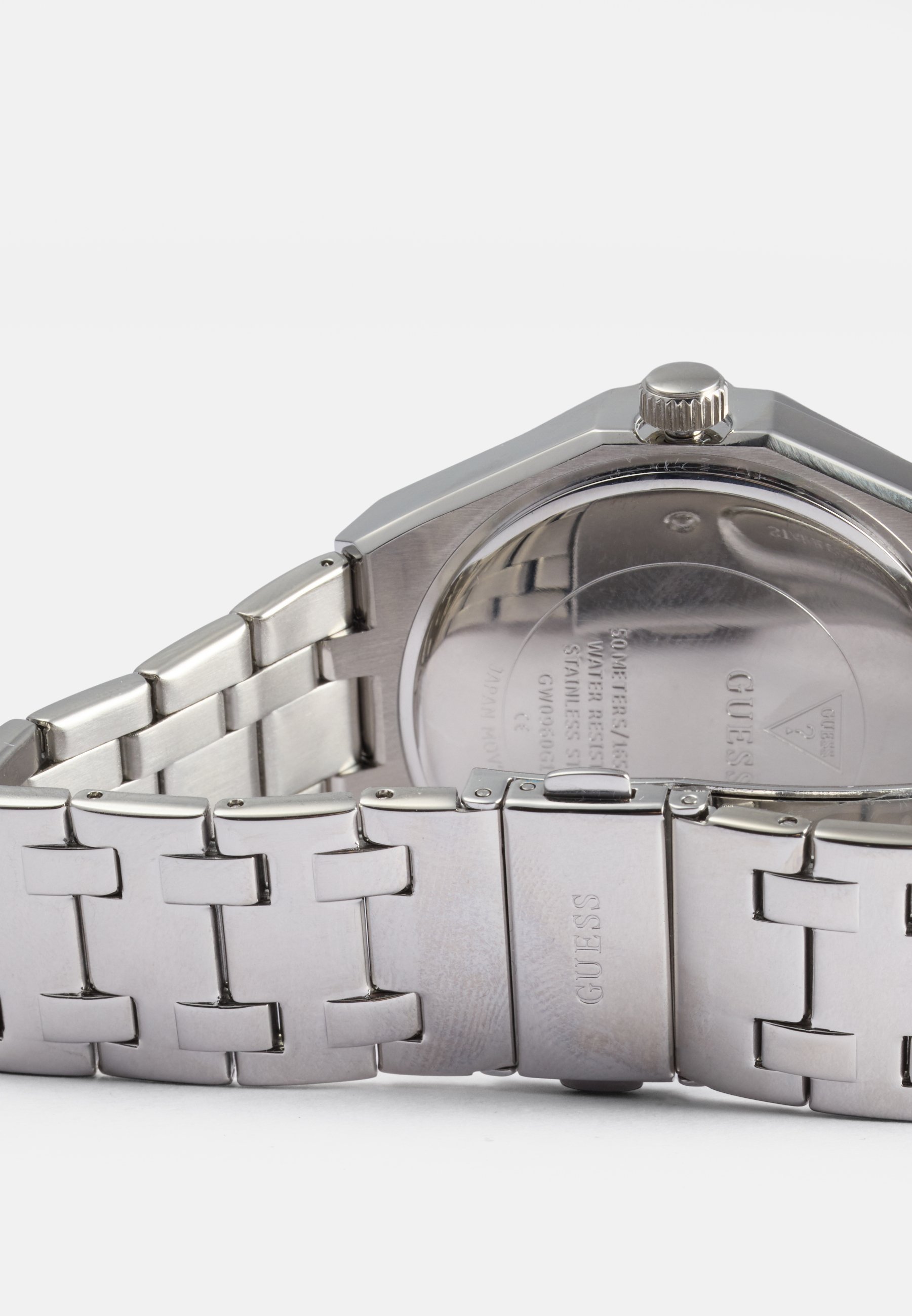 Guess KRYPTONITE UNISEX - Zegarek chronograficzny - kolor srebrny