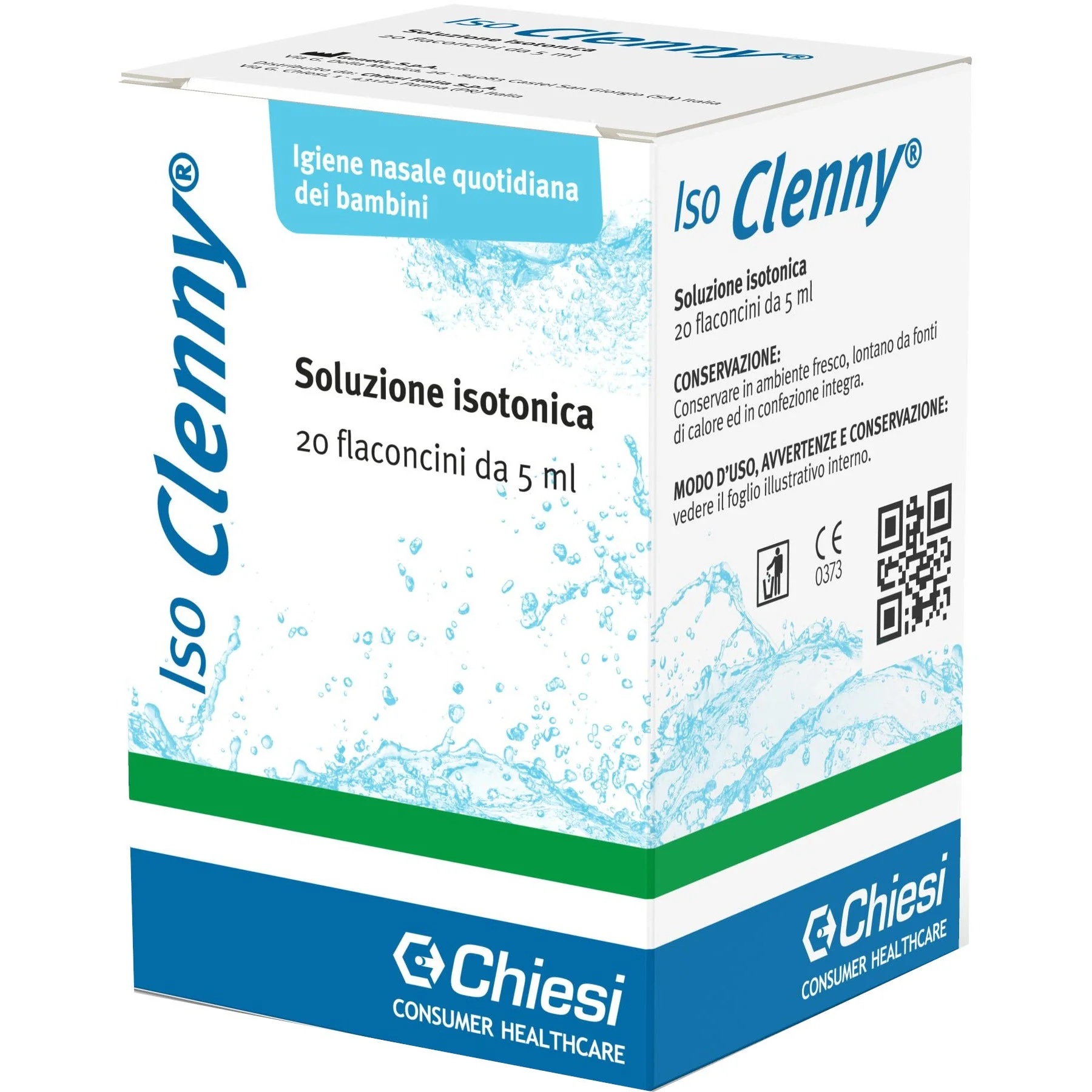 CLENNY Iso Clenny 20 Einzeldosisflaschen Nasenhygiene für Kinder 5 ml