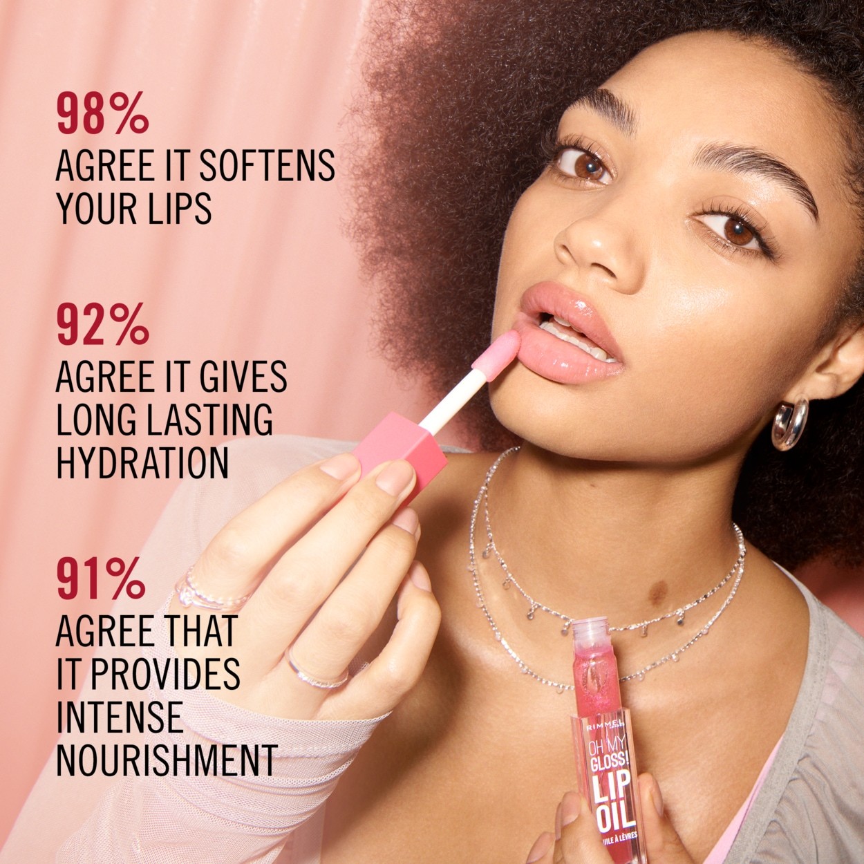 Rimmel London Lippenöl Oh My Gloss! Lippenol – 4,5 ml