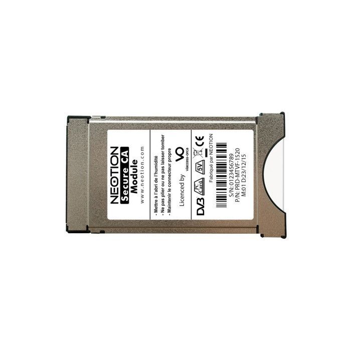 Módulo FRANSAT CI+ PCMCIA Última Versão 1.3 Cartão PC7 - Pronto para 4K / UHD / Full HD