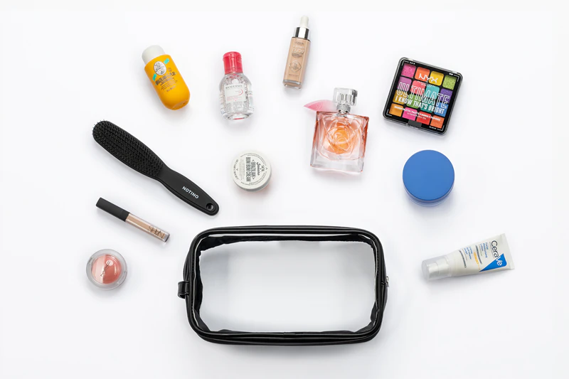 Notino Travel Collection Große durchsichtige Organizer-Kosmetiktasche