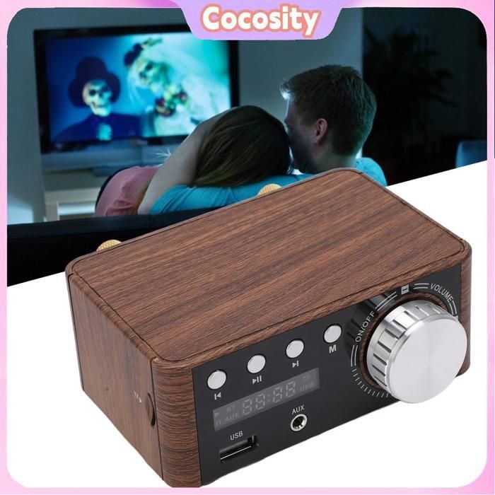 Amplificatore audio Bluetooth Cocosity, amplificatore audio digitale da 50 W x 2, amplificatore stereo HiFi con USB 5.0, hardware