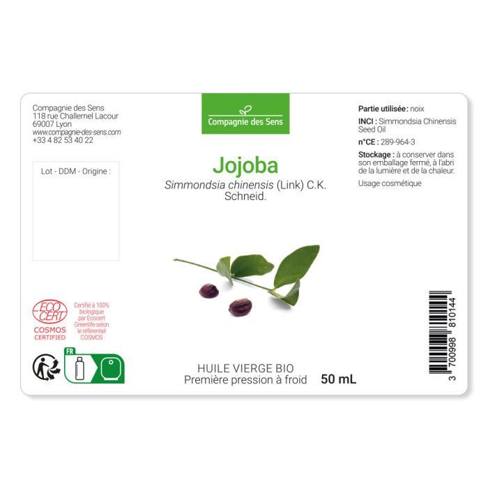 Bio-Jojobaöl – OxyCert®-Garantie für Frische – nativ und erste Kaltpressung