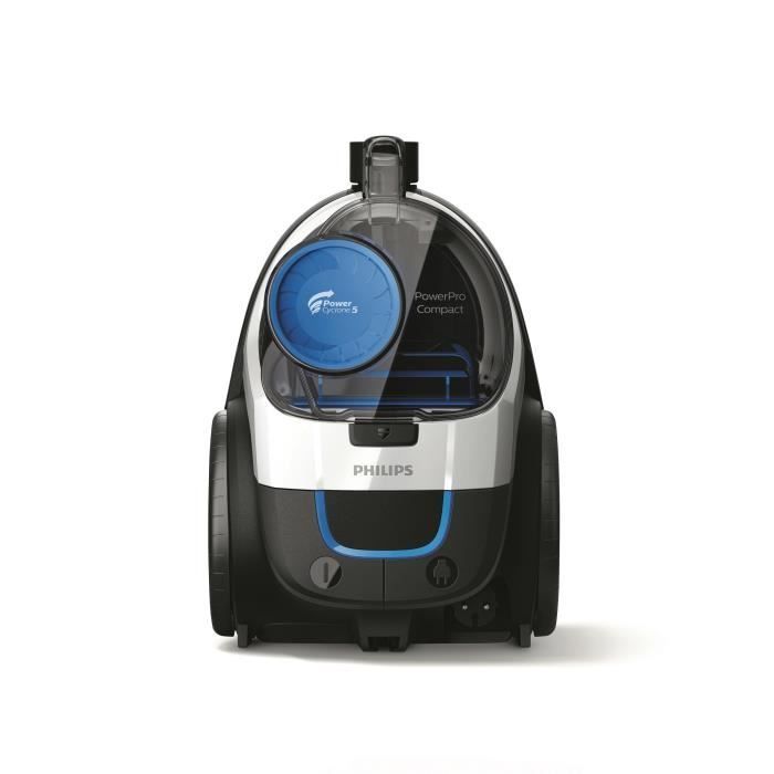 Aspiradora compacta sin bolsa Philips PowerPro - FC9332/09 - 900 W - Filtro antialérgico H13 - Clase energética A