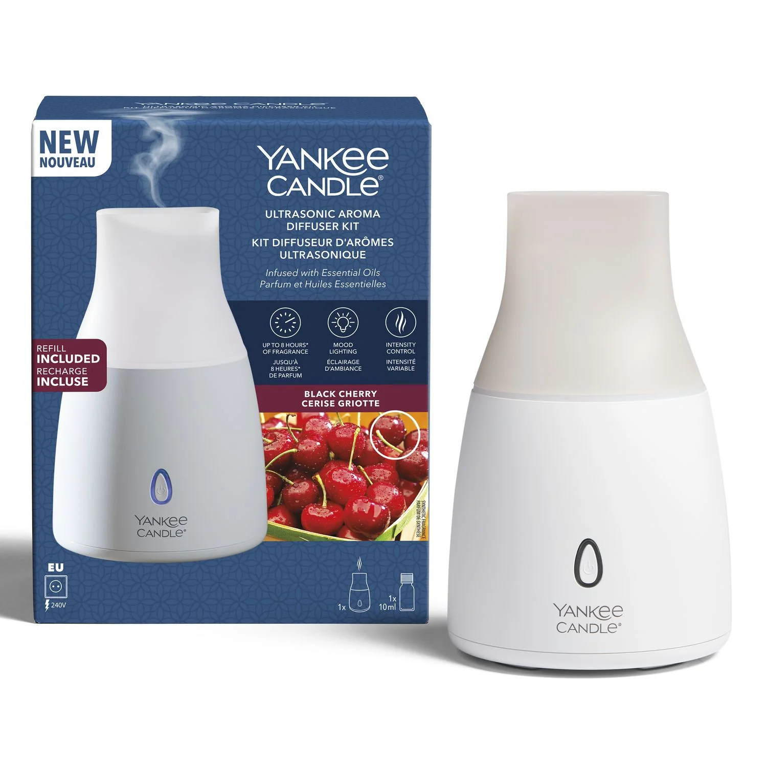 Ultrasonic Aroma Diffuser Kit - Black Cherry - Diffusore di Profumo
