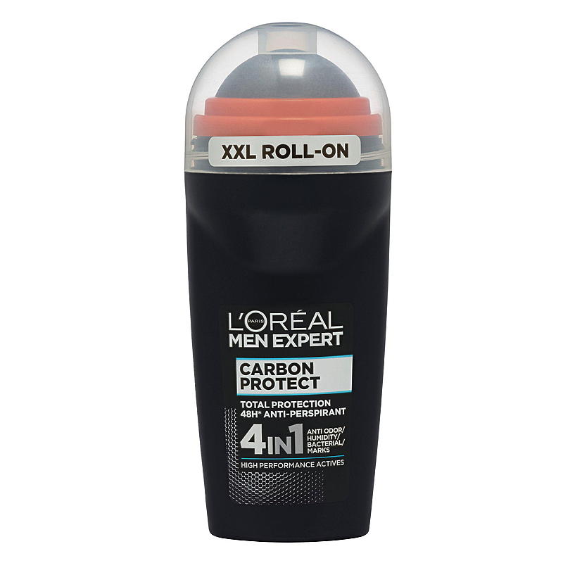Loreal Roll-on 50 ml Carbon, Uomo Expert