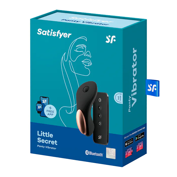 Satisfyer Masażer Little Secret Connect App Black