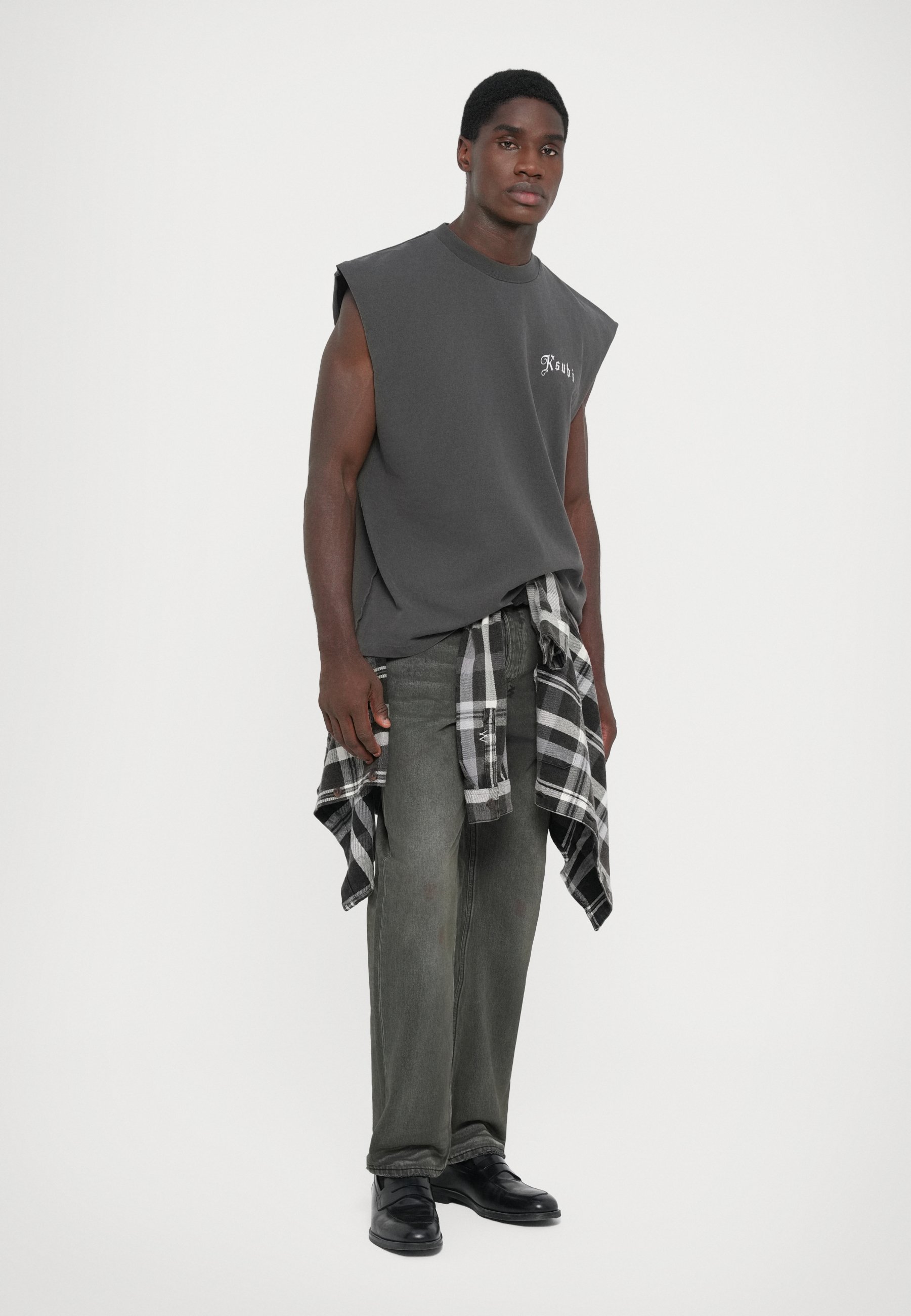 Ksubi TRUCKSTOP ECKESS CUTOFF - Haut - anthracite