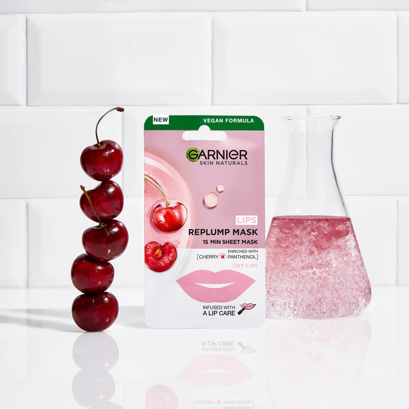 Garnier Textil Masks Lips Replump Mask маска за попуњавање усана