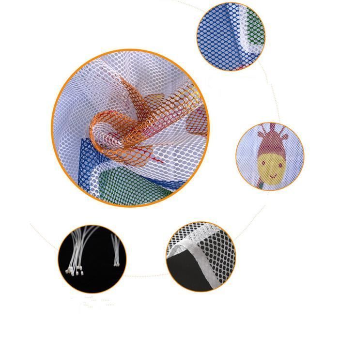 3 mètre Filet de Protection Balcon pour Bébé et Enfant, Filet de Sécurité pour Balcon et Escalier,épaissir le 300*78cm(animaux)