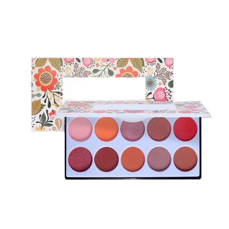 Palette de 10 fards à paupières mats, maquillage naturel, waterproof, longue tenue, pailleté, poudre sexy